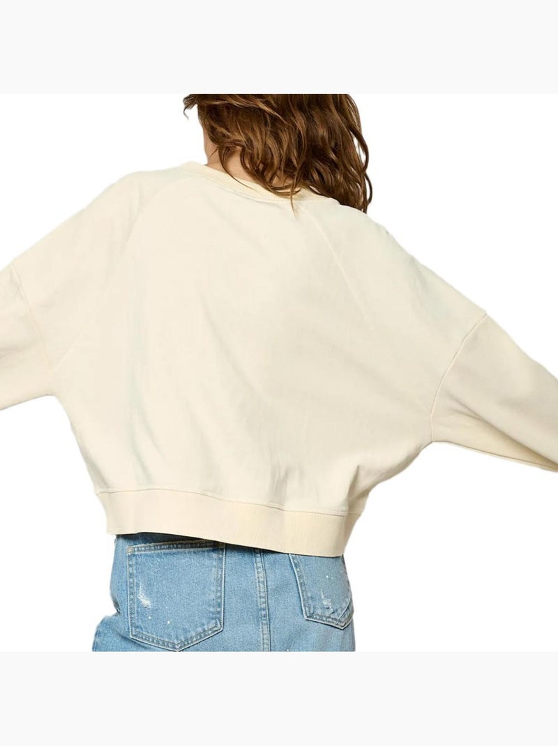 Sweat Kaporal SWEAL para Mulher, Cor Cru Ecru - Kiabi