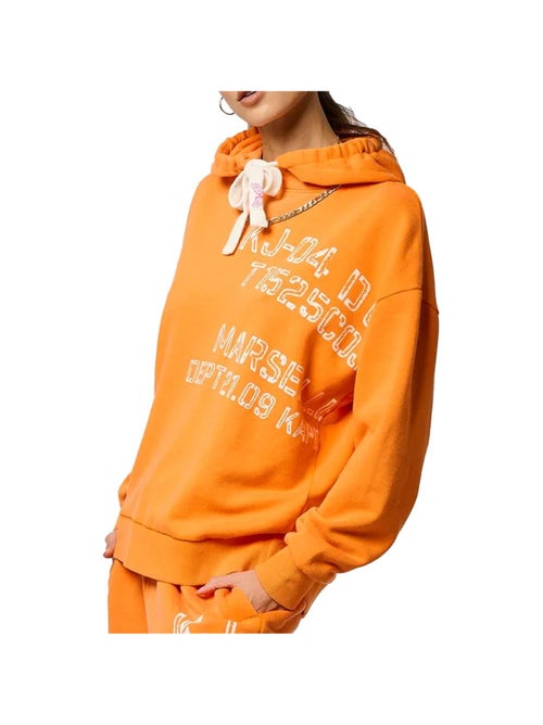 Sweat Kaporal Vock Laranja para Mulher - Kiabi Sweat Kaporal Vock Laranja para Mulher - Kiabi
