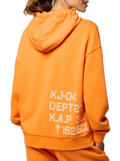 Sweat Kaporal Vock Laranja para Mulher - Kiabi Sweat Kaporal Vock Laranja para Mulher - Kiabi