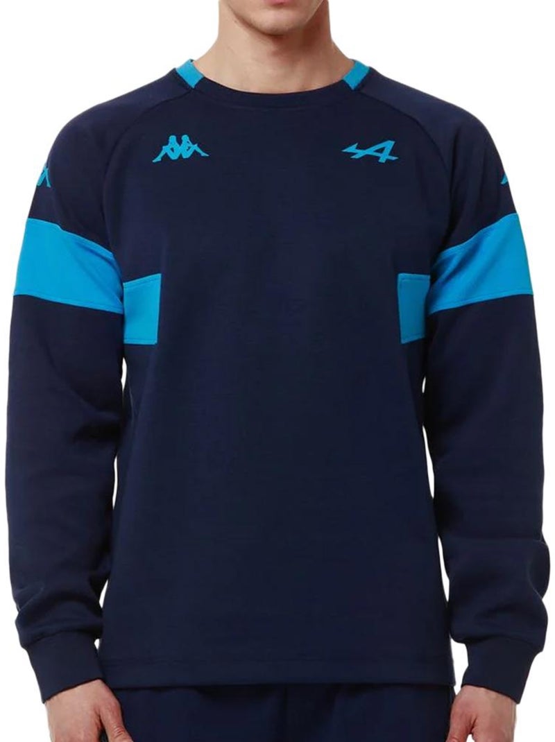 Sweat kappa adofod alpine f1 para homem azul marinho/turquesa 371r75w Azul-marinho - Kiabi