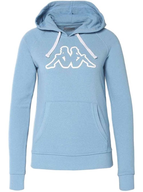 Sweat kappa belle slim azul com capuz para mulher - Kiabi Sweat kappa belle slim azul com capuz para mulher - Kiabi