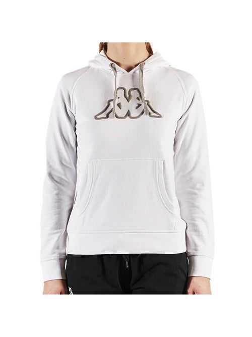 Sweat kappa belle slim branco com capuz para mulher - Kiabi Sweat kappa belle slim branco com capuz para mulher - Kiabi