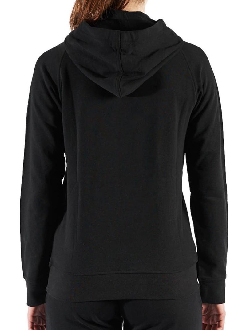 Sweat kappa belle slim preto com capuz para mulher Preto - Kiabi
