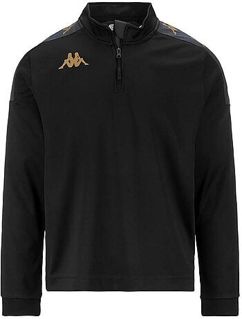 Sweat kappa gassolo para homem com fecho 1/4 vermelho