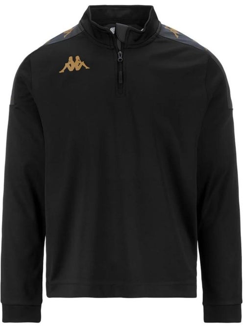 Sweat kappa gassolo 1/4 fecho homem preto - Kiabi Sweat kappa gassolo 1/4 fecho homem preto - Kiabi
