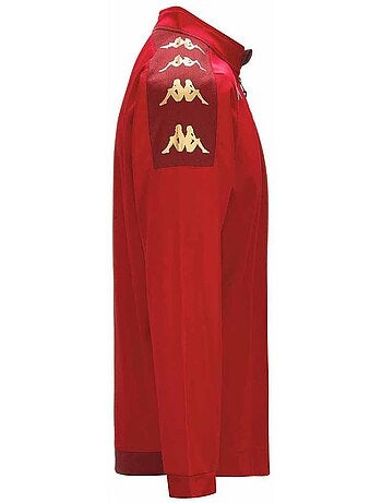 Sweat kappa gassolo para homem com fecho 1/4 vermelho