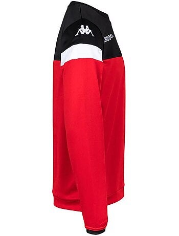 Sweat kappa lido para homem vermelho/preto