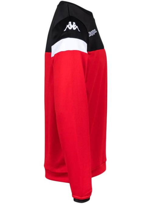Sweat kappa lido para homem vermelho/preto - Kiabi