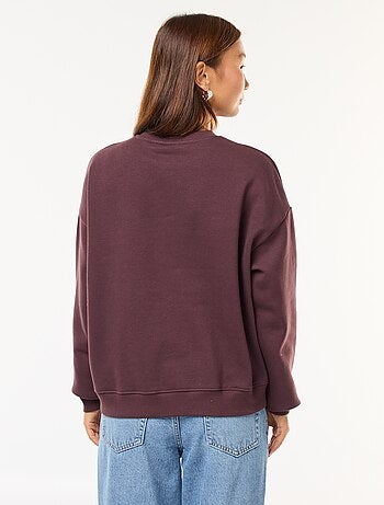 Sweat Largo com Estampa 'Stitch'
