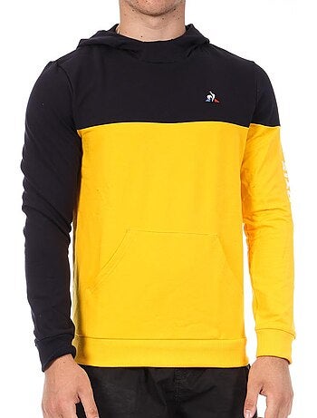 Sweat Le Coq Sportif Captain para Homem Azul-Marinho/Amarelo