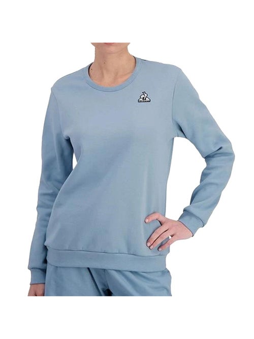 Sweat Le Coq Sportif Crew Azul para Mulher - Kiabi Sweat Le Coq Sportif Crew Azul para Mulher - Kiabi