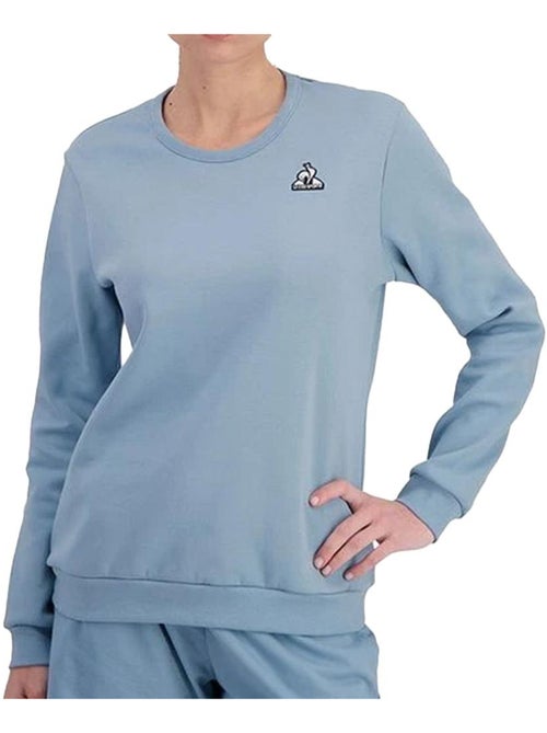 Sweat Le Coq Sportif Crew Azul para Mulher - Kiabi Sweat Le Coq Sportif Crew Azul para Mulher - Kiabi