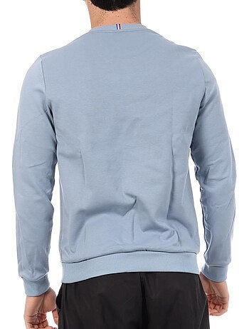 Sweat le coq sportif denim azul para homem