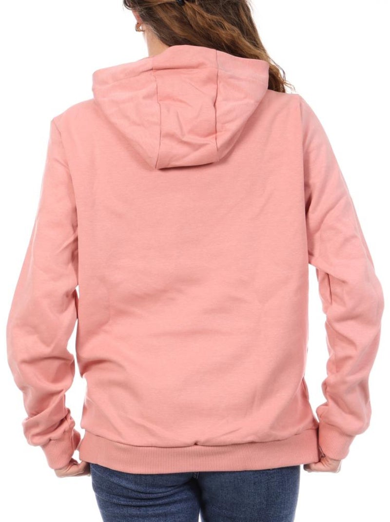 Sweat Le Coq Sportif Essential Rosa para Mulher Rosa - Kiabi