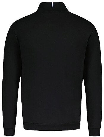 Sweat Le Coq Sportif Half-Zip Preto para Homem