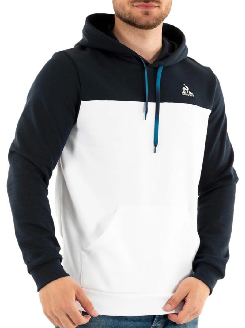 Sweat le coq sportif heritage branco/azul-marinho para homem Azul-marinho - Kiabi