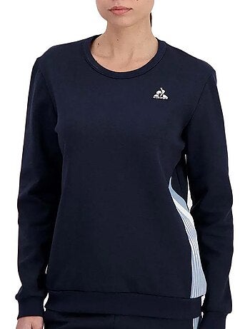 Sweat Le Coq Sportif Heritage N°1 para Mulher Azul Marinho
