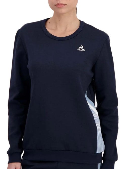 Sweat Le Coq Sportif Heritage N°1 para Mulher Azul Marinho - Kiabi Sweat Le Coq Sportif Heritage N°1 para Mulher Azul Marinho - Kiabi