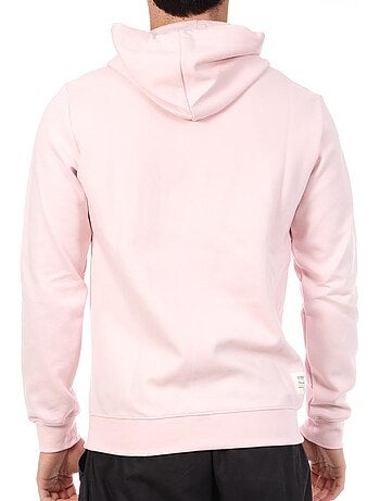 Sweat Le Coq Sportif Rosa com Capuz para Homem