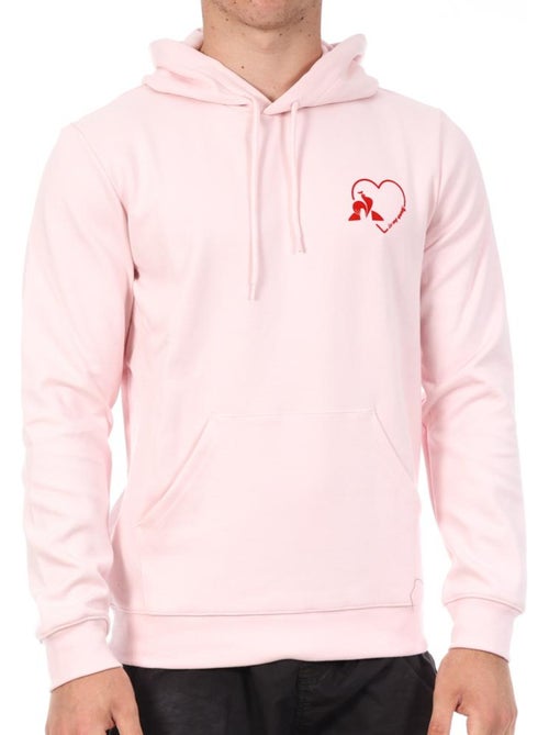 Sweat le coq sportif rosa com capuz para homem - Kiabi