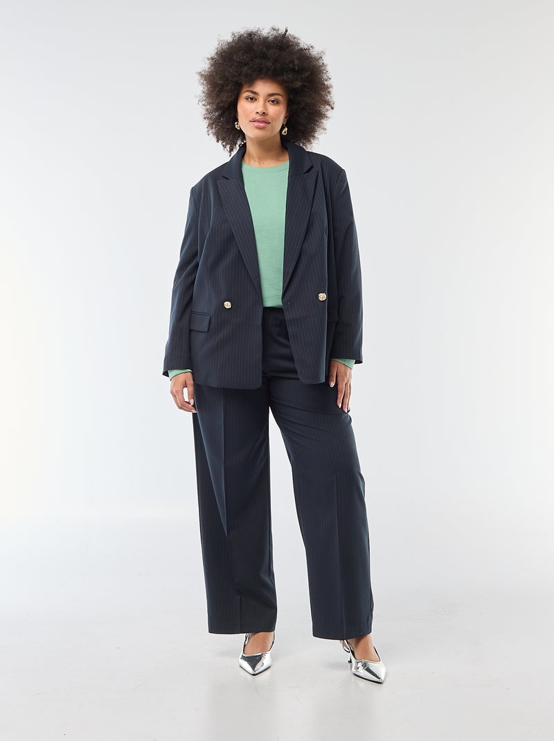 Sweat leve liso com gola redonda Verde - Kiabi