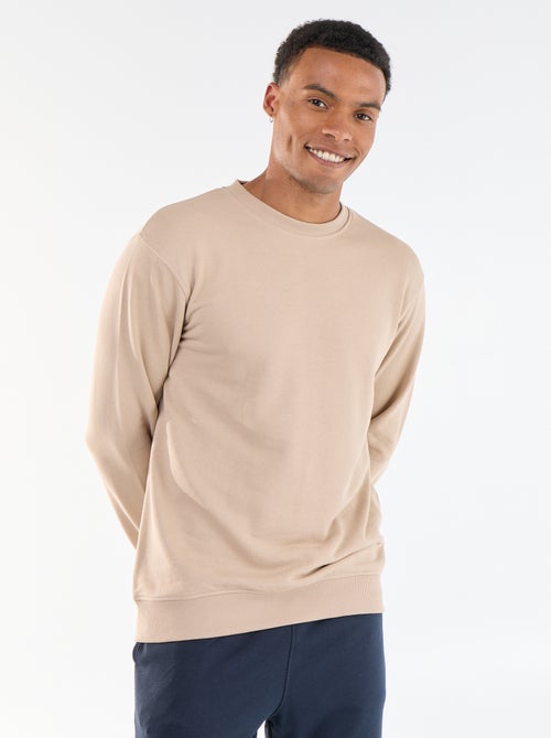 Sweat liso em French Terry - Kiabi