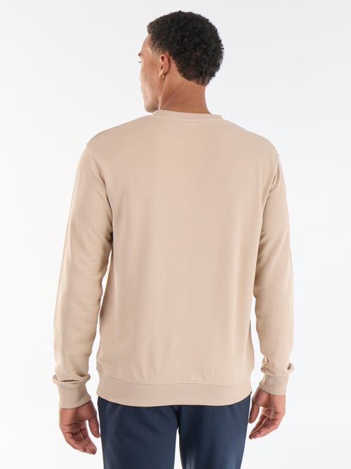 Sweat liso em French Terry - Kiabi