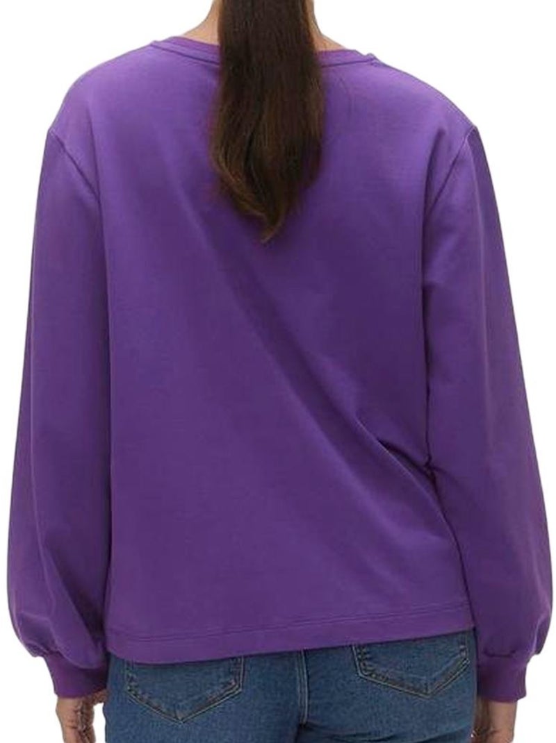 Sweat Mamalicious de Gravidez Roxo/Rosa para Mulher 20019378 Roxo - Kiabi