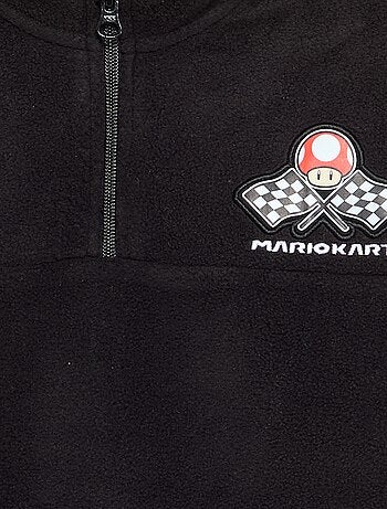 Sweat 'Mario Bros' com faixas contrastantes