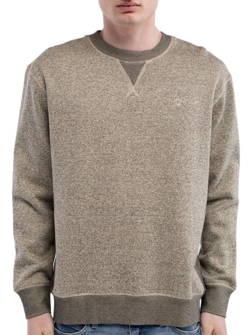 Sweat Marron Masculino Teddy Smith Yanis Castanho-capuccino - Kiabi
