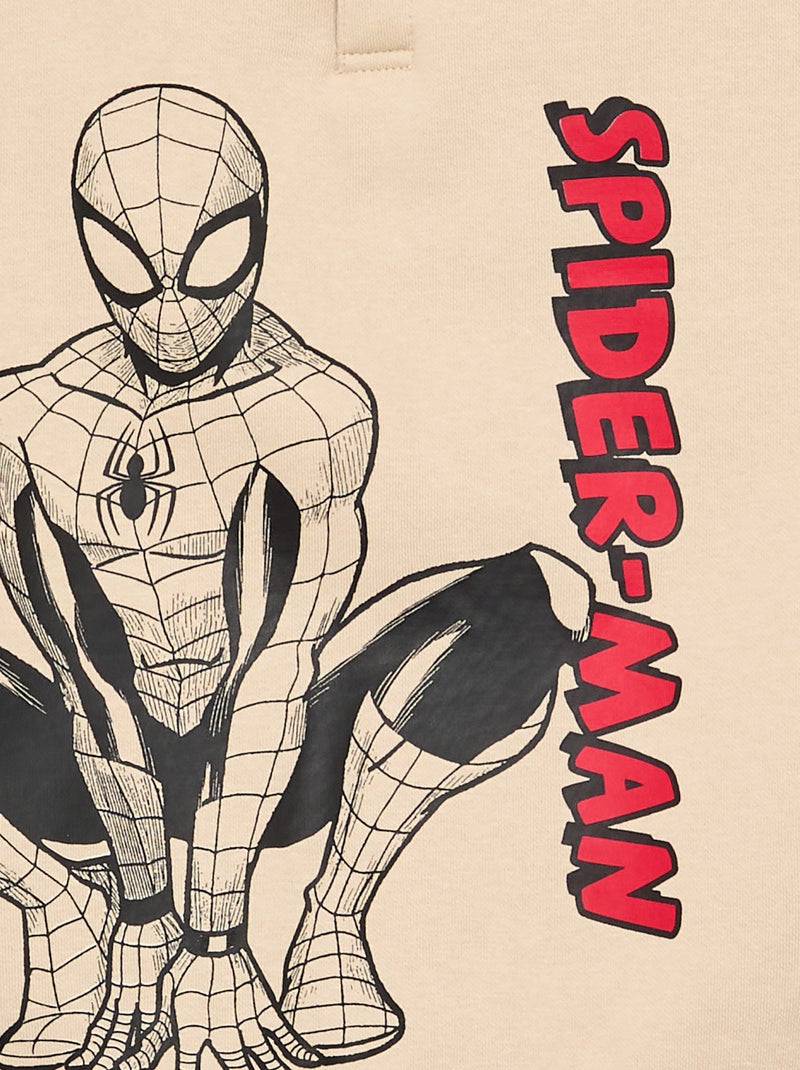 Sweat 'Marvel' 'Spider-man' - Coleção fácil de vestir Bege - Kiabi