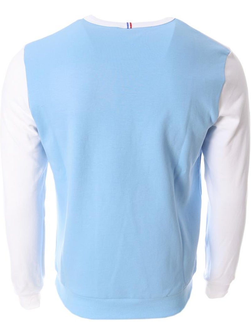 Sweat Masculino Le Coq Sportif Fanwear Branco/Azul Azul - Kiabi