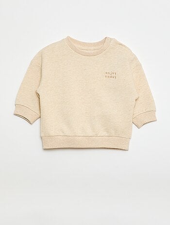 Sweat mesclado em french terry