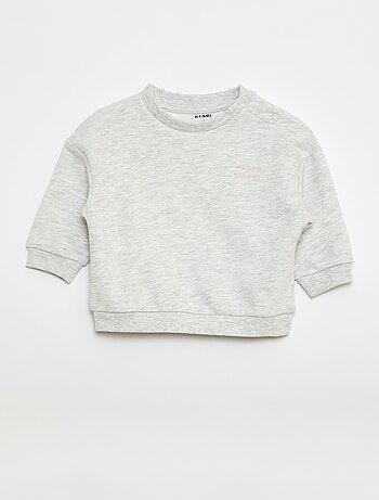 Sweat mesclado em french terry