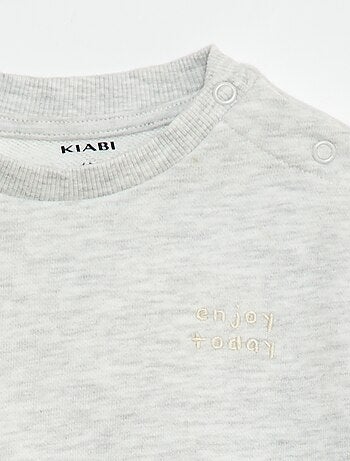 Sweat mesclado em french terry