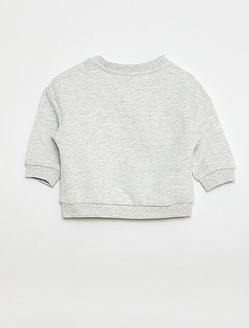 Sweat mesclado em french terry