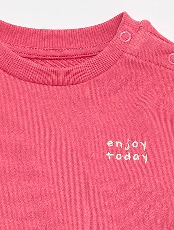 Sweat mesclado em french terry