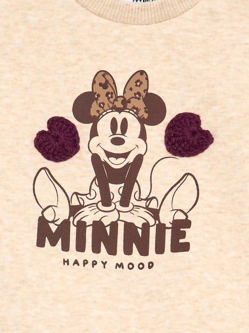 Sweat 'Minnie' 'Disney' com folhos nos ombros - Kiabi