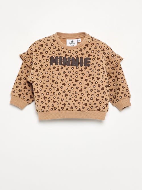Sweat 'Minnie' 'Disney' com folhos nos ombros - Kiabi