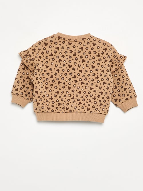 Sweat 'Minnie' 'Disney' com folhos nos ombros - Kiabi