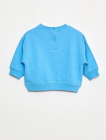 Sweat 'Monsieur Madame' em moletom cardado macio e quente