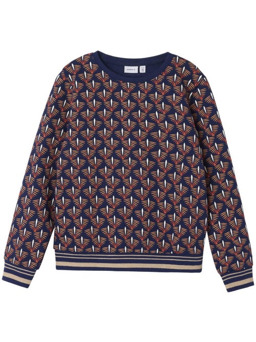 Sweat name it noya para menina azul marinho - Kiabi