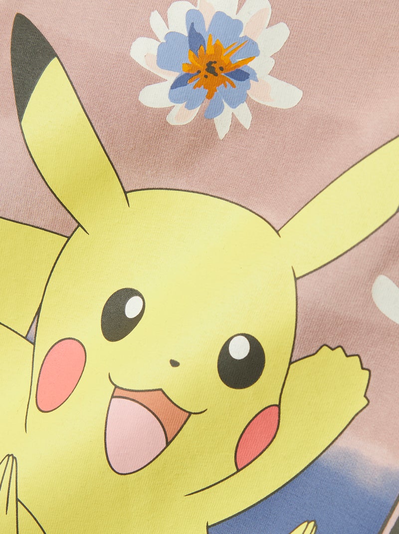 Sweat 'Name it' 'Pokémon' em algodão Rosa - Kiabi