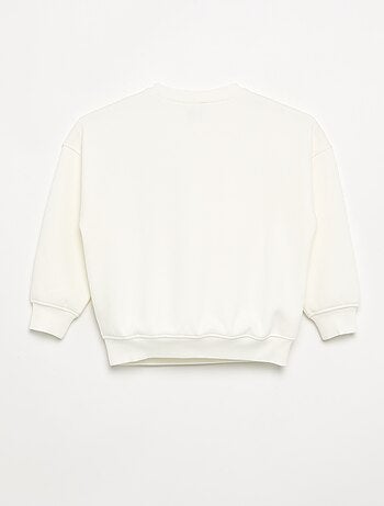 Sweat oversize com múltiplos patches