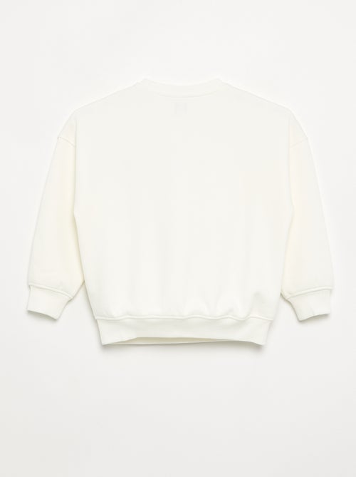 Sweat oversize com múltiplos patches - Kiabi