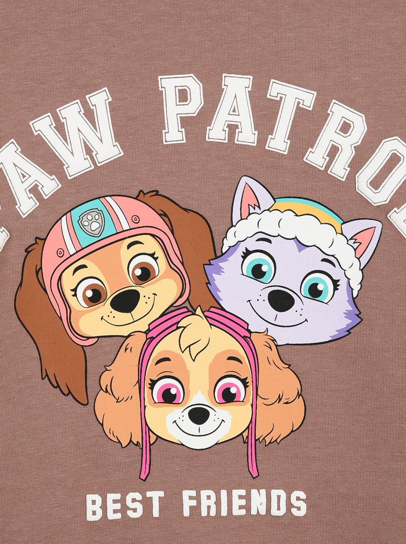 Sweat Patrulha Pata de manga comprida Castanho - Kiabi