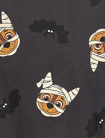 Sweat 'Patrulha Pata' Halloween em moletom com padrão