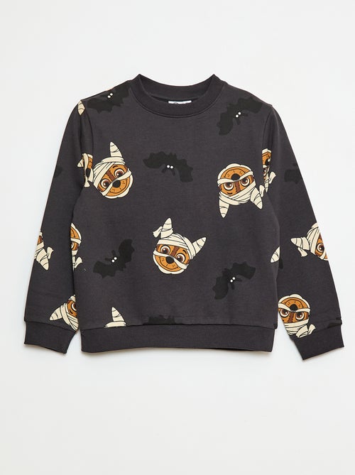 Sweat 'Patrulha Pata' Halloween em moletom com padrão - Kiabi