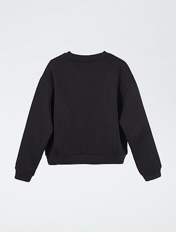 Sweat 'Pokémon' 'Noctali' em moletom cardado macio e quente