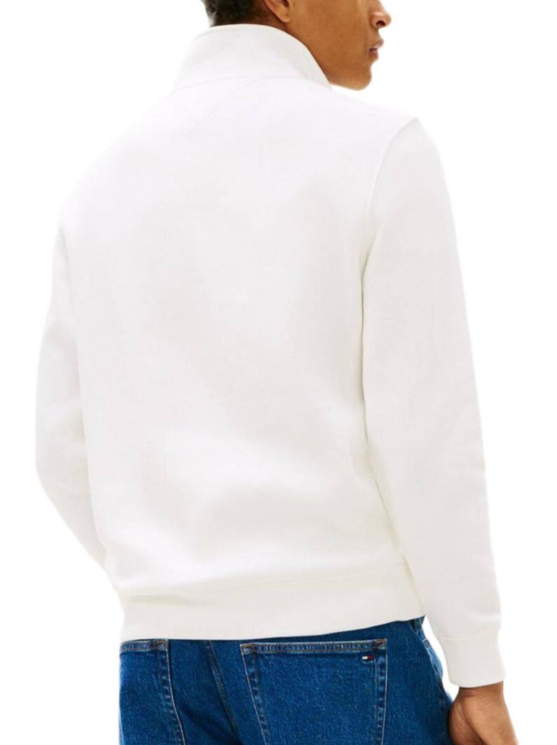 Sweat Polar Branco Tommy Hilfiger para Homem Branco - Kiabi